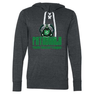 Unisex Jersey Sport Lace Hooded Pullover Thumbnail