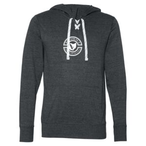 Unisex Jersey Sport Lace Hooded Pullover Thumbnail